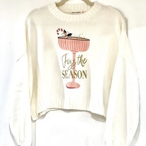 White Festive Sweater
